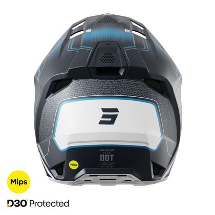 Casque cross Shot LITE - CHALLENGER 2025 - Bleu