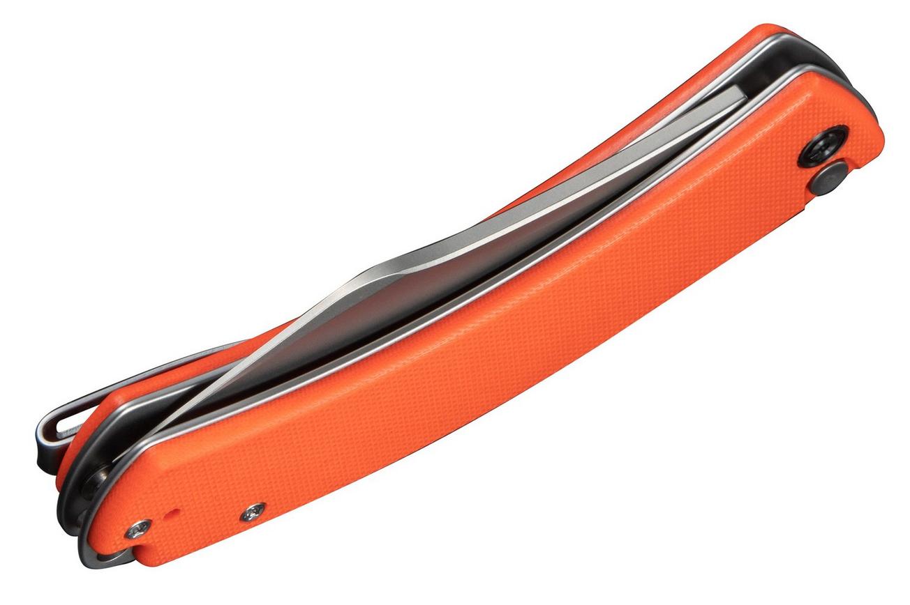 Civivi Outlaw Muk C24079-2 Stonewashed 14C28N, Orange G10, zakmes