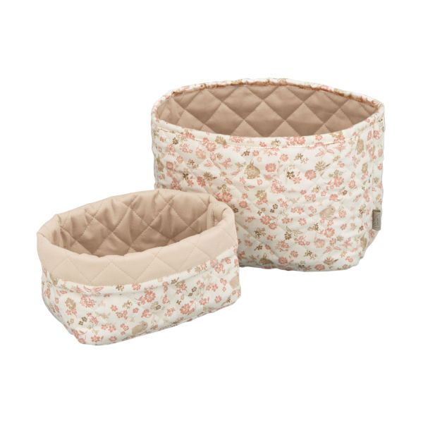 Cam Cam Quilted Opbergmandjes - Augusta - 2 Stuks