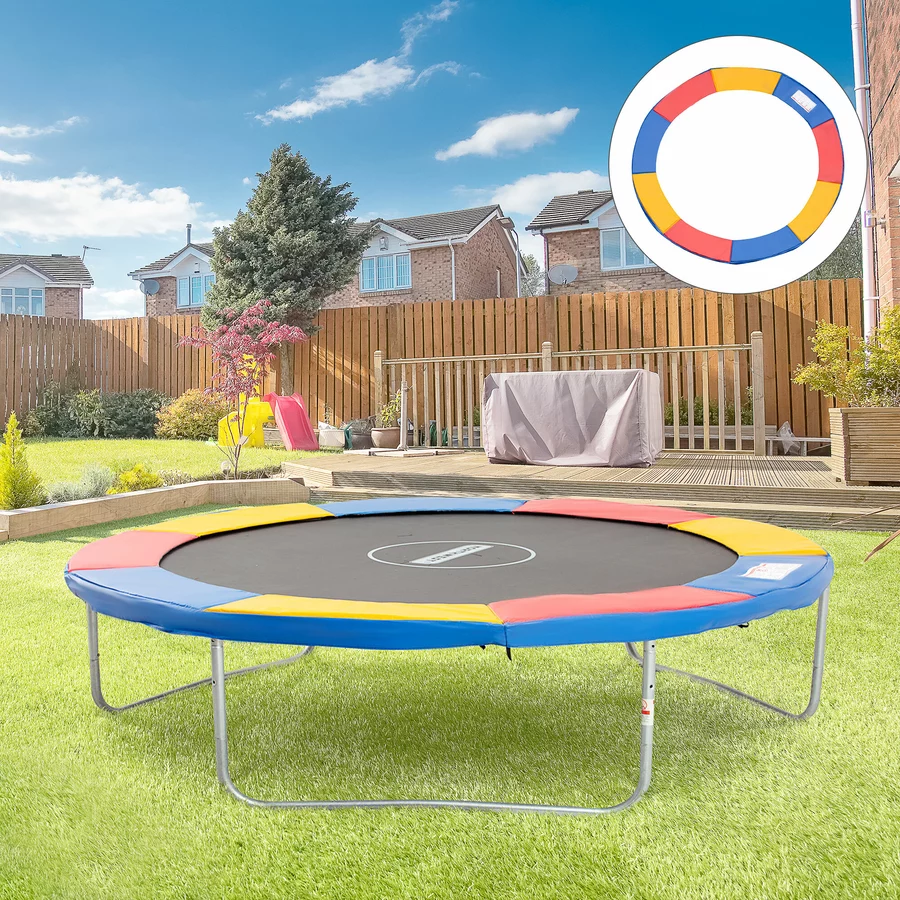 Outsunny Randabdeckung für Trampoline bunt