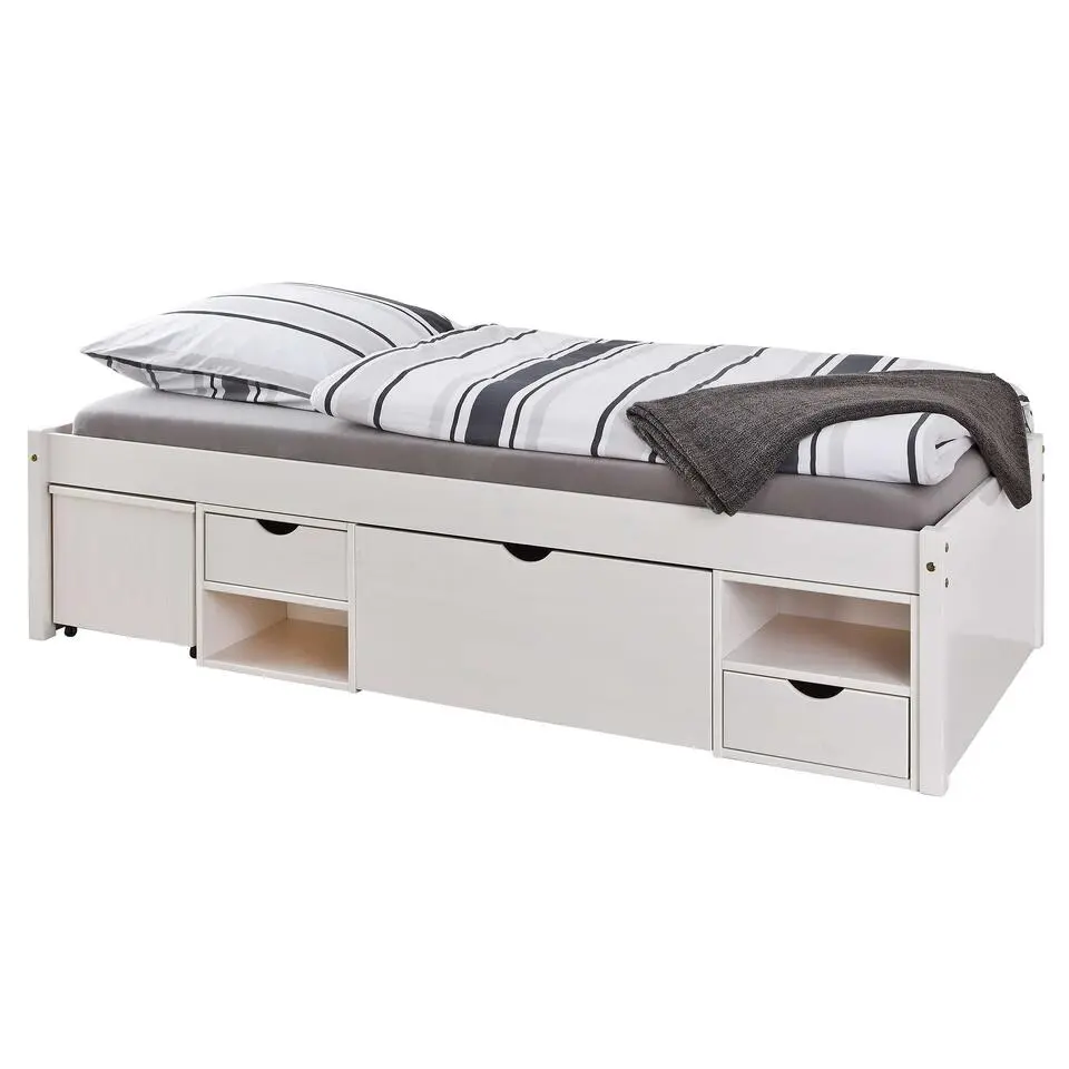 Kajuitbed Xavier 90x200 cm - white wash
