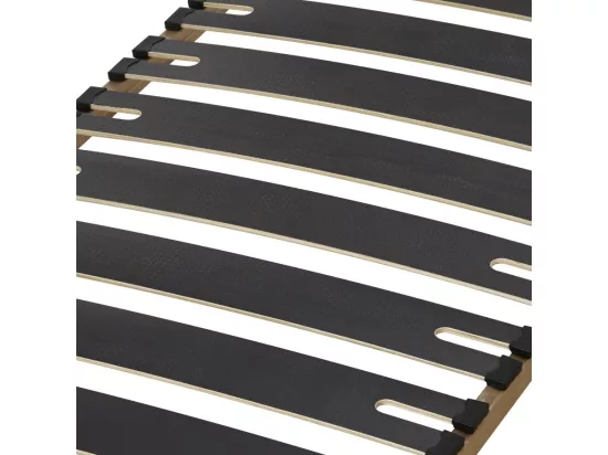 Sommier à lattes + pieds 90x190 C310 - 10 lattes bois - Fabrication française