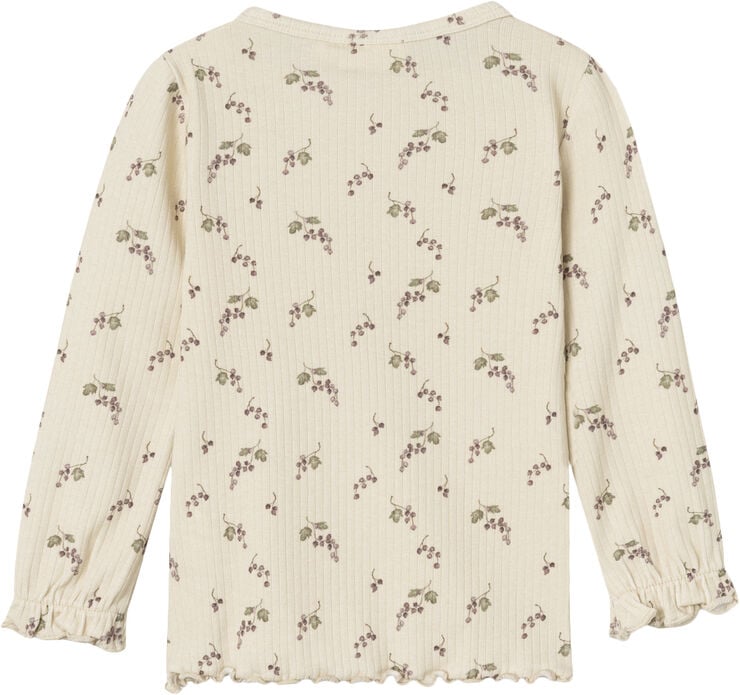 Lil' Atelier NMFGIO BIM LS SLIM TOP LIL Birch/berries