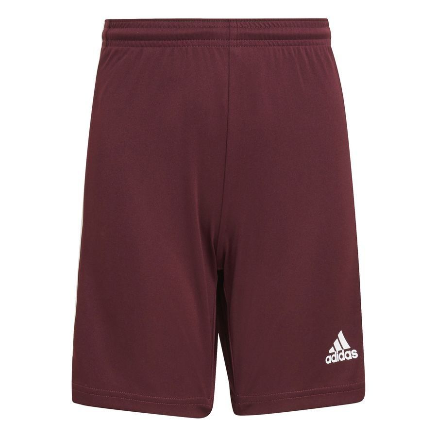 adidas Short Squadra 21 - Bordeaux/Blanc Enfant
