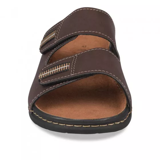 Mules MARRON GREEN RELAX