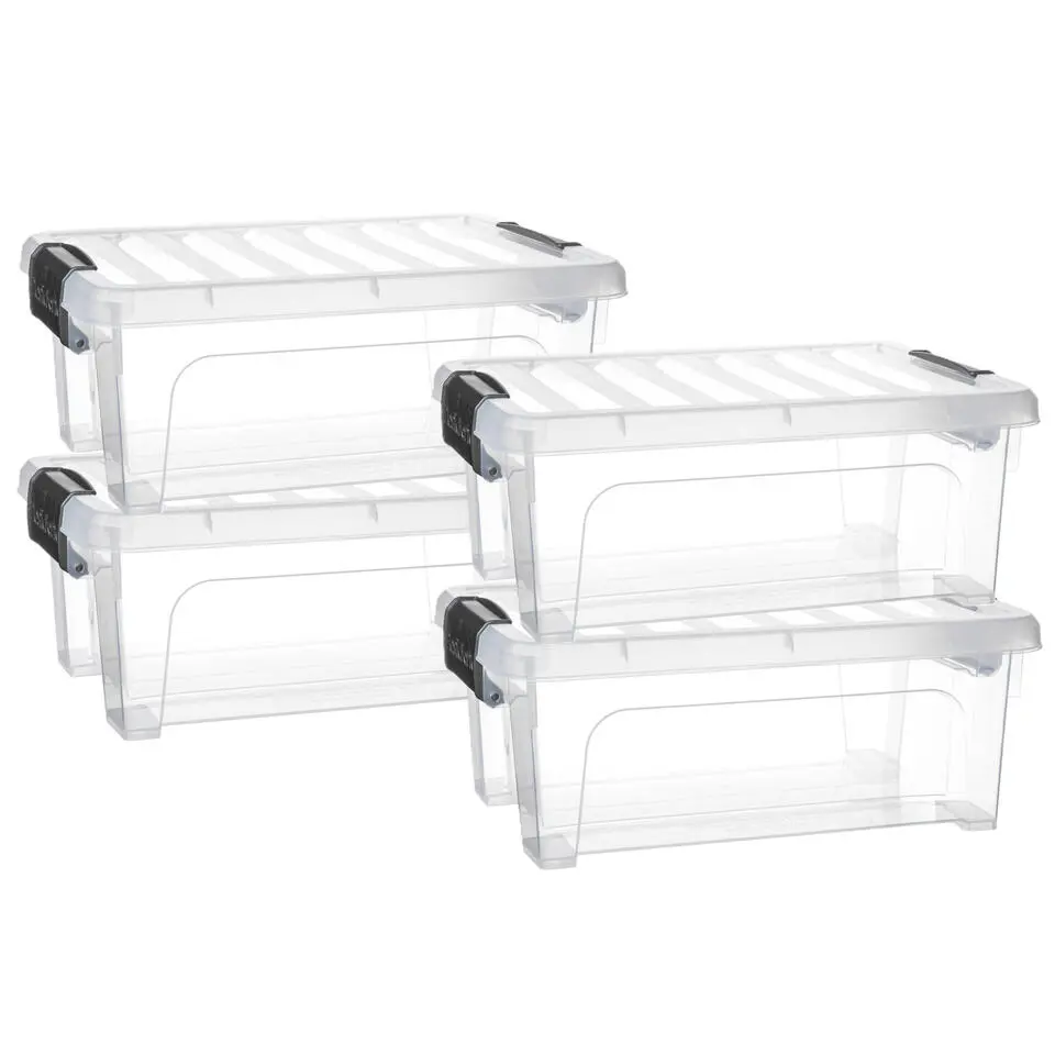 Plasticforte Multi Storage Opslagbox - transparant - 8L