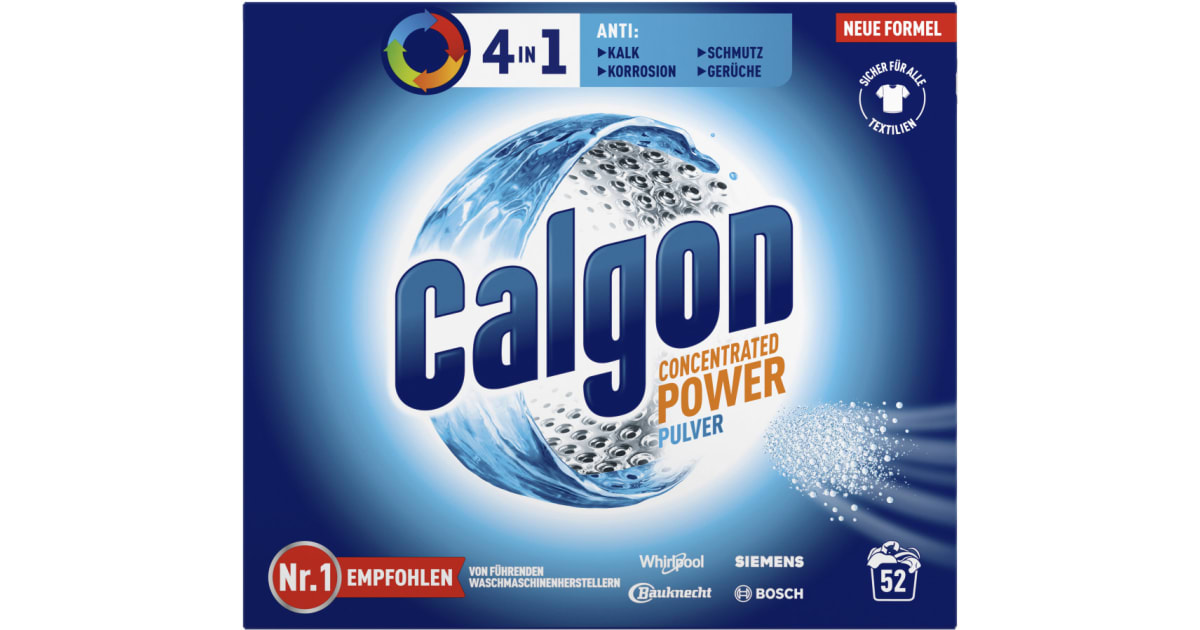 Calgon 4 in 1 Pulver 52 Waschgänge