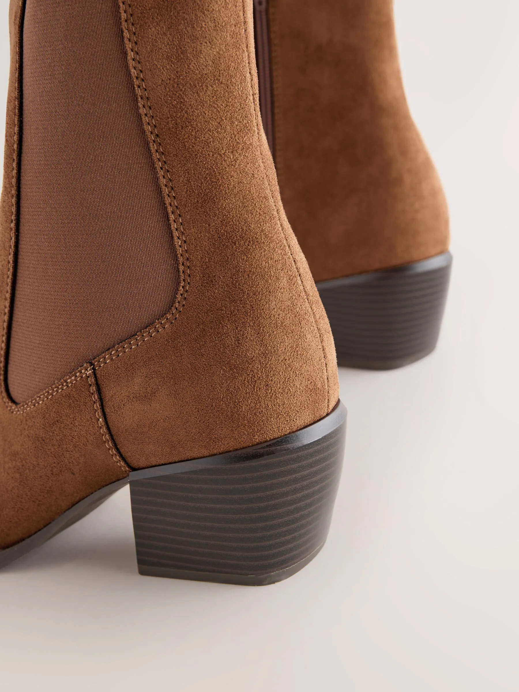 Lichtbruin - Chelsea-stijl western cowboy Boots