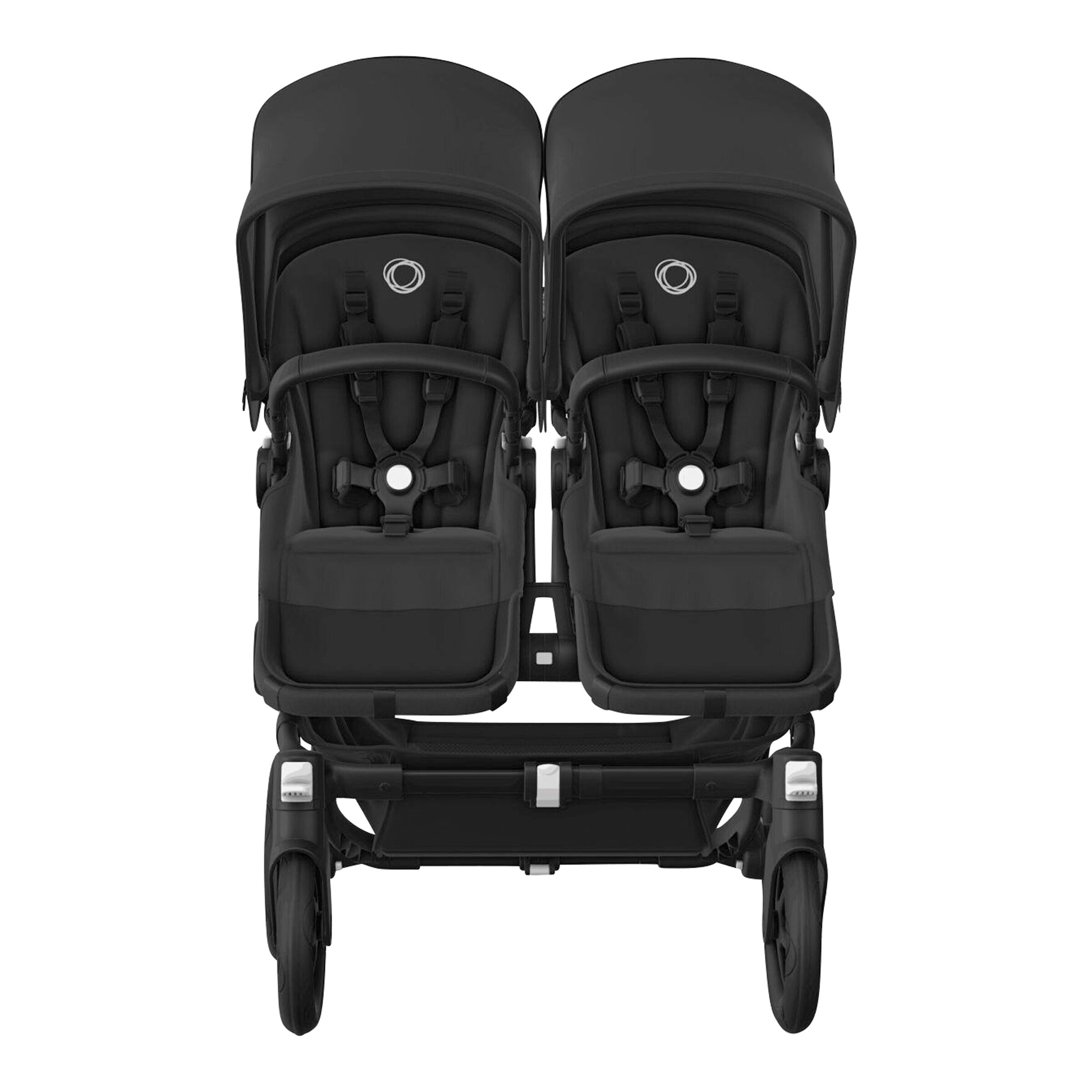 Bugaboo - DONKEY 5 Zwillings- und Geschwisterwagen Bundle Twin black / midnight black