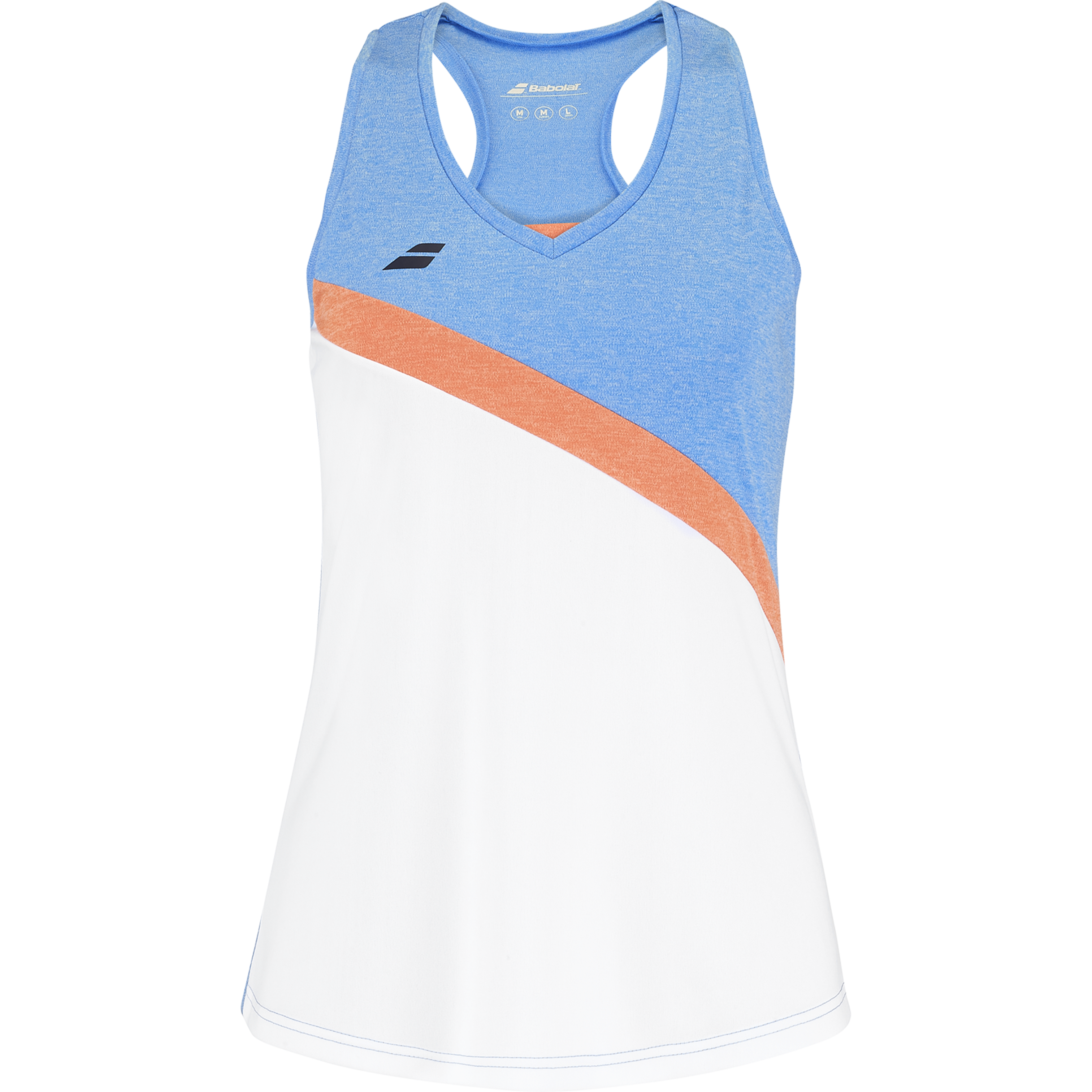 Play Tank Top Damen Weiß / Blau