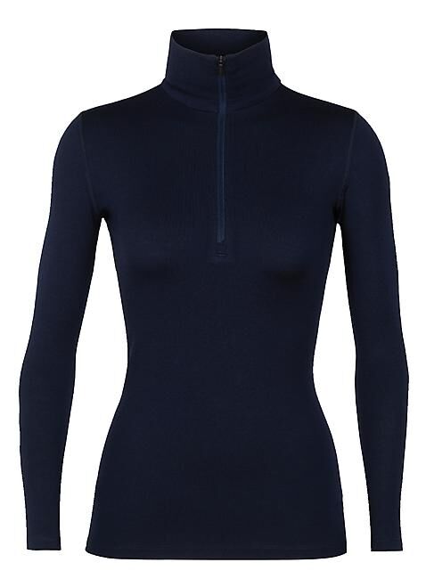 ICEBREAKER - T-SHIRT ML DEMI ZIP TECH 260 HALF ZIP W