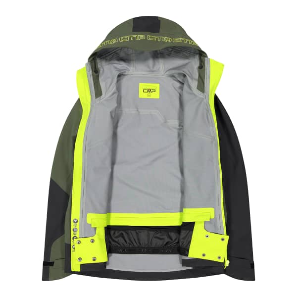 Veste ski de randonnée CMP MAN JACKET FIX HOOD OIL GREEN