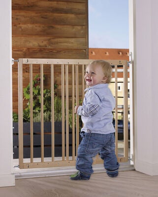 BabyDan Multidan Skrugrind, Natur/Hvit