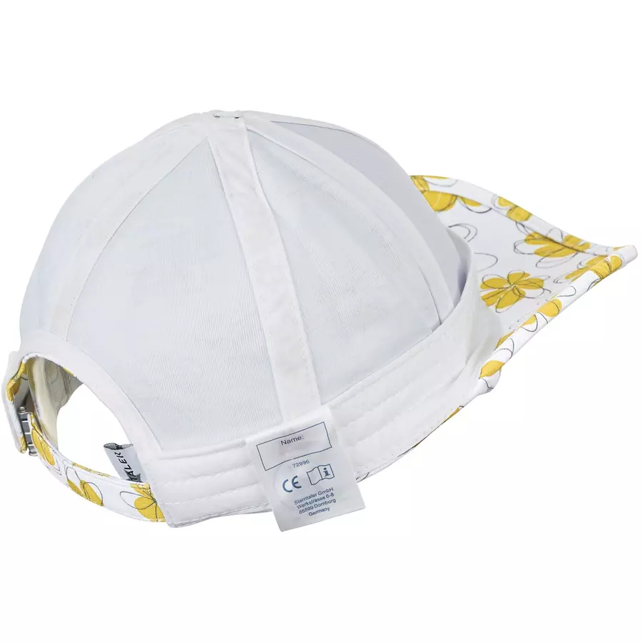 Sterntaler Baseball-Cap Blumen weiß