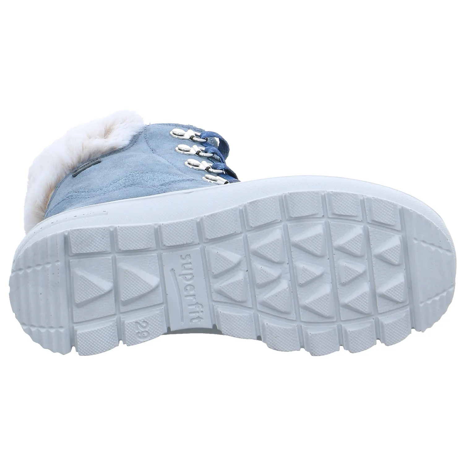 SUPERFIT Kleinkinder-Winterstiefel Blau Textil  Stiefel