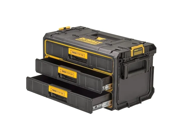 DeWALT TOUGHSYSTEM 2.0 - Værktøjskasse - 3 skuffer - ABS plastic