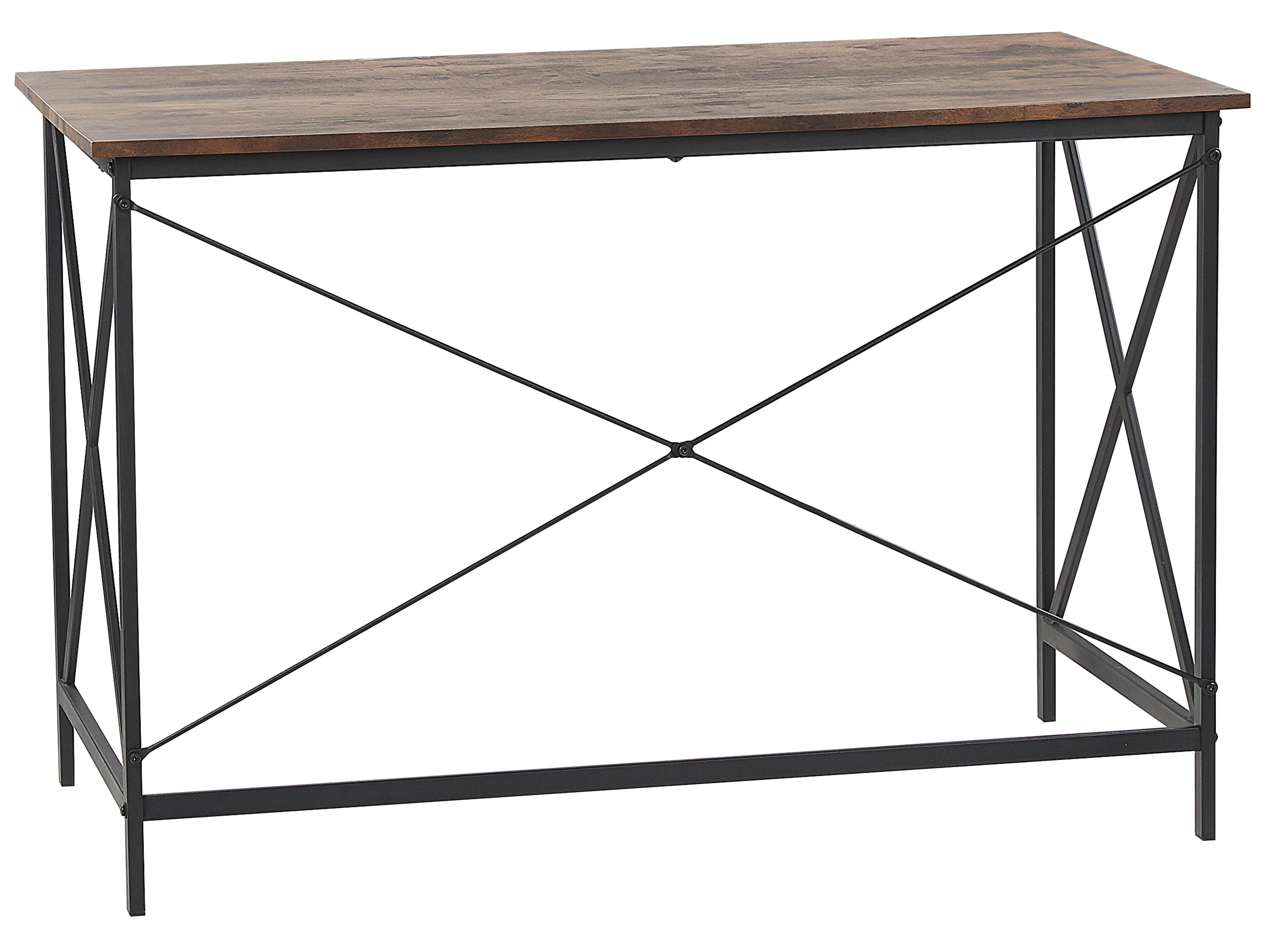 Bureau FUTON Donkerbruin 115 cm 60 cm
