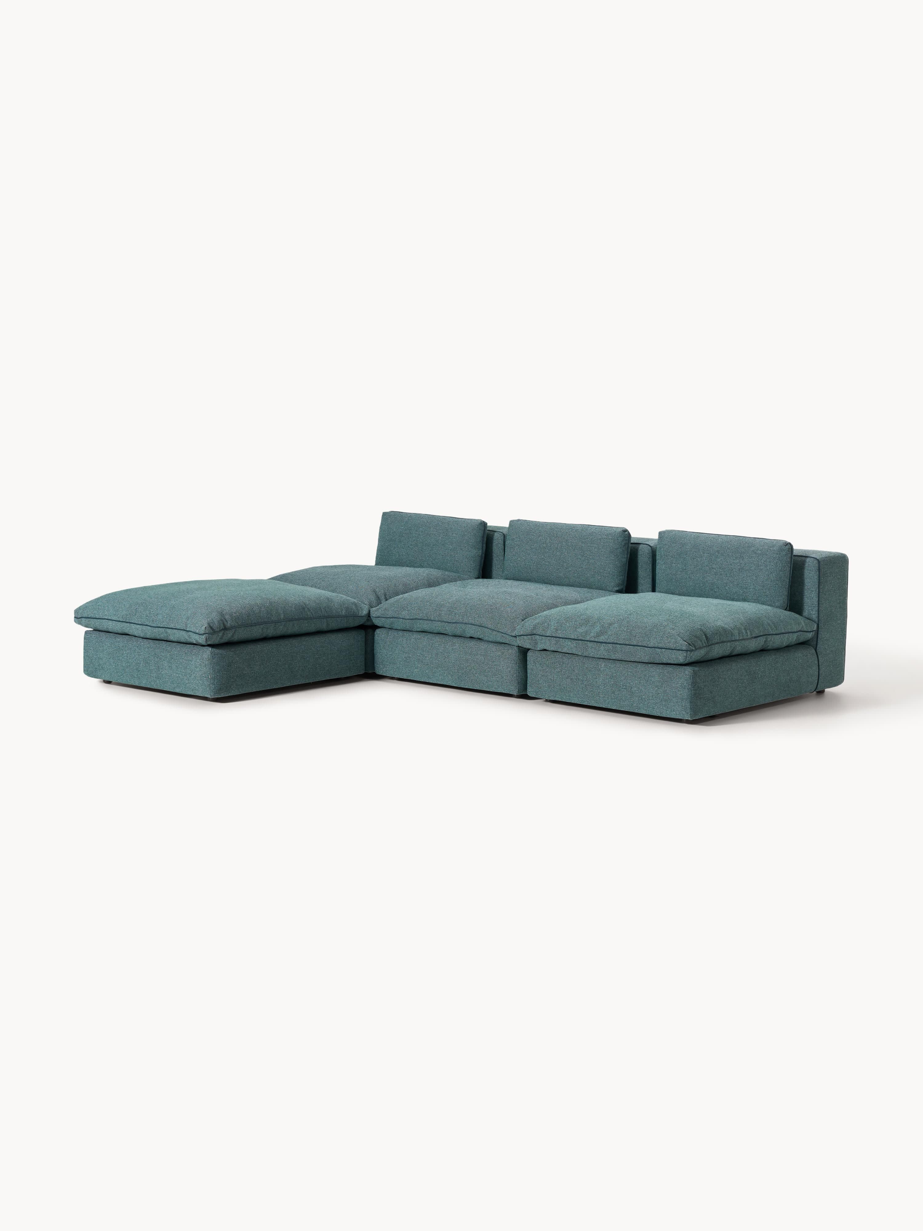 Modulaire XL bank Felix met poef (links/rechts)