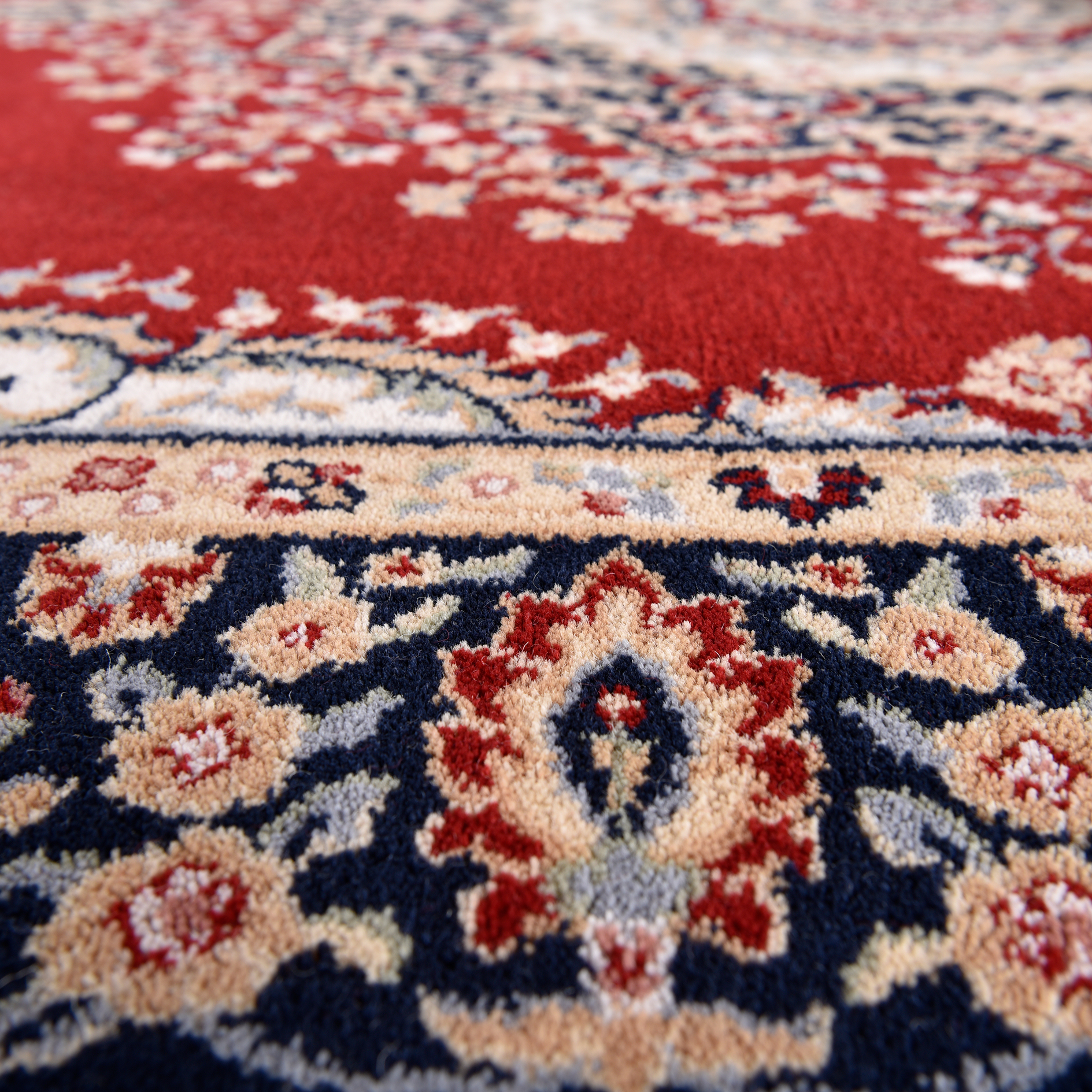 Orient-Teppich DOLNA - rot - Schurwolle - 50x80 cm