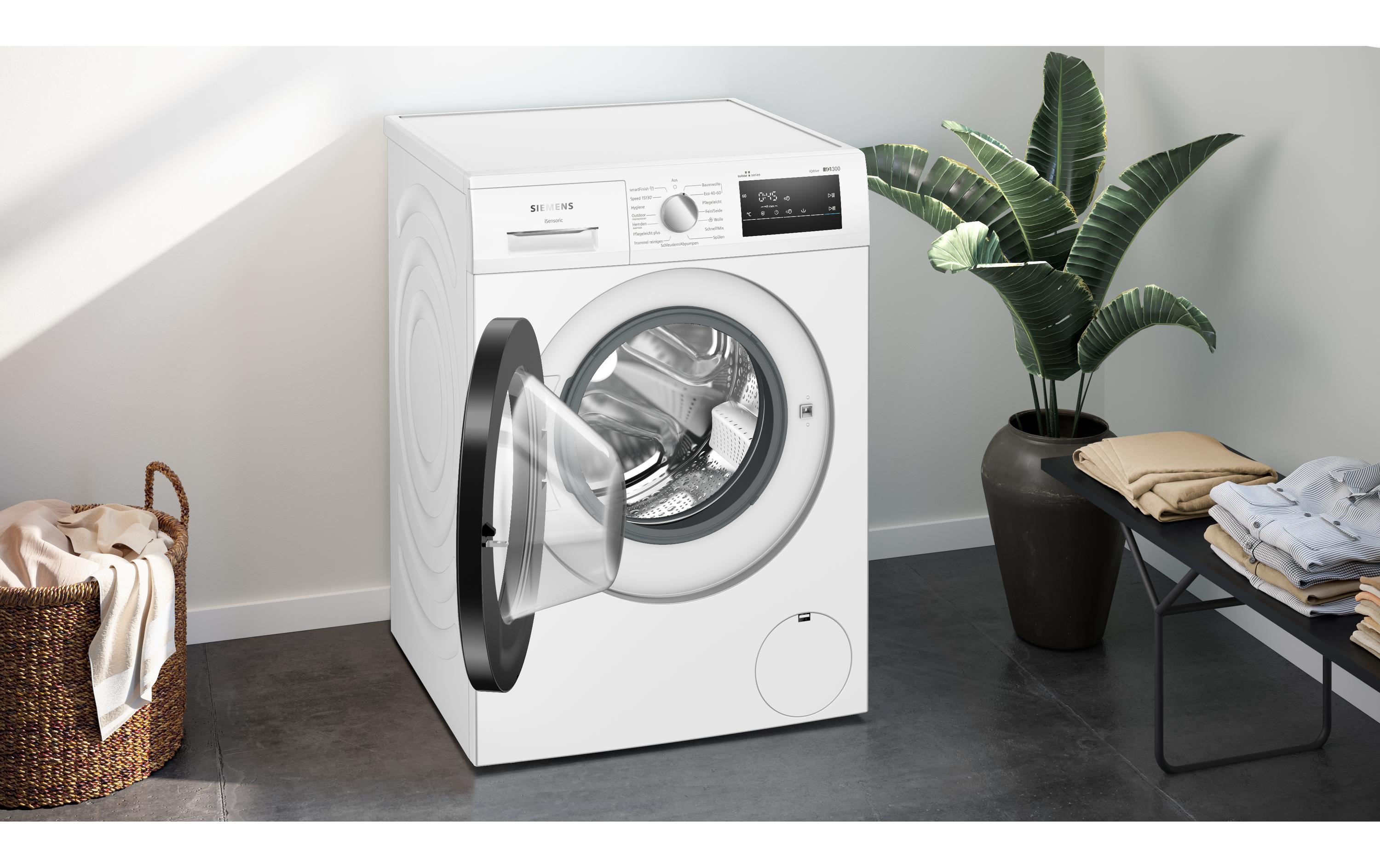 Waschmaschine WM14N193CH Links<br>Frontlader mit 8 kg Ladekapazität