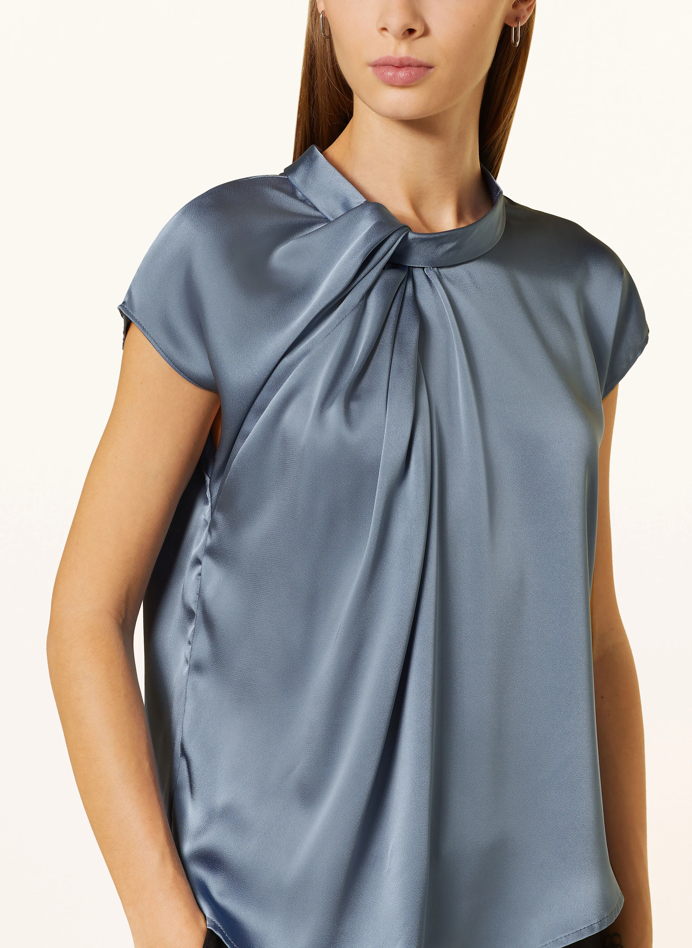 NEO NOIR Blusenshirt FLEUR aus Satin