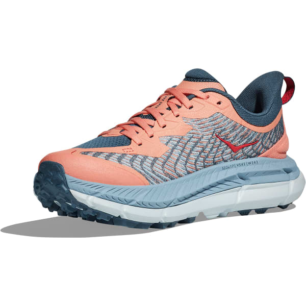 Chaussure trail HOKA ONE ONE MAFATE SPEED 4 W PAPAYA / REAL TEAL