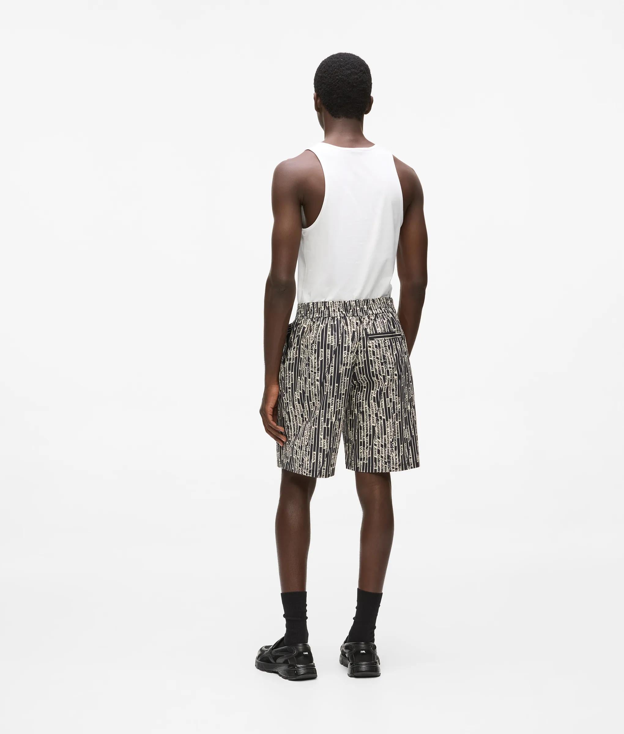 Korte broek met all-over print
