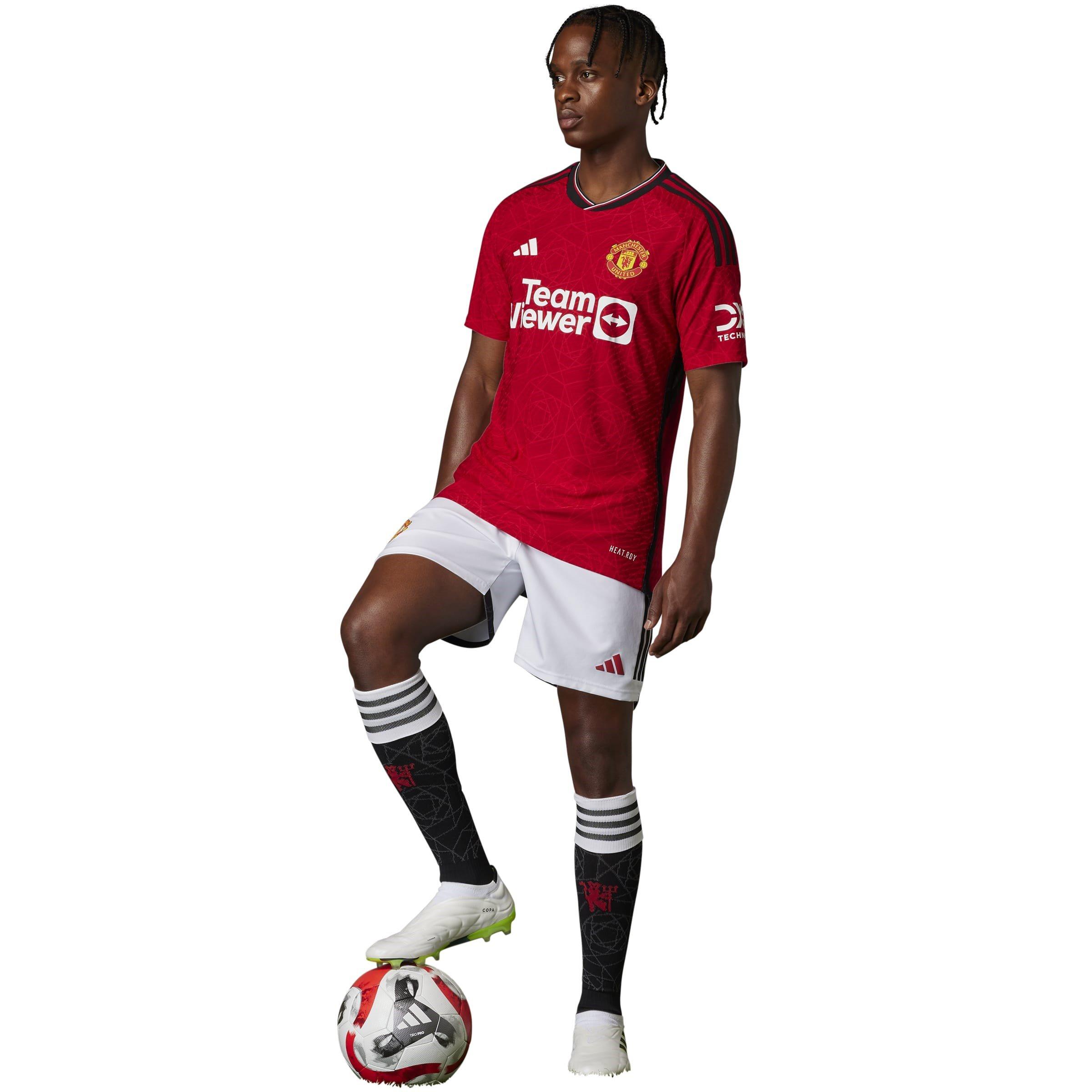 adidas Manchester United Authentic Home Shirt 2023 2024 Adults