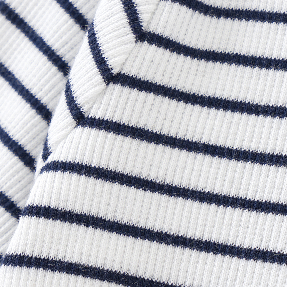 Topomini Newborn Strampler und Langarmbody im Set dunkelblau / weiss