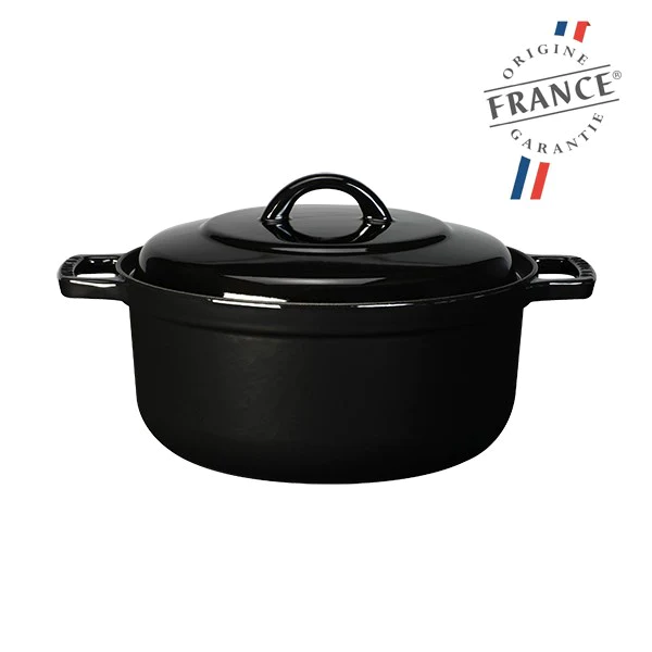 Cocotte bistrot noir 2 à 4 personnes 20 cm Invicta