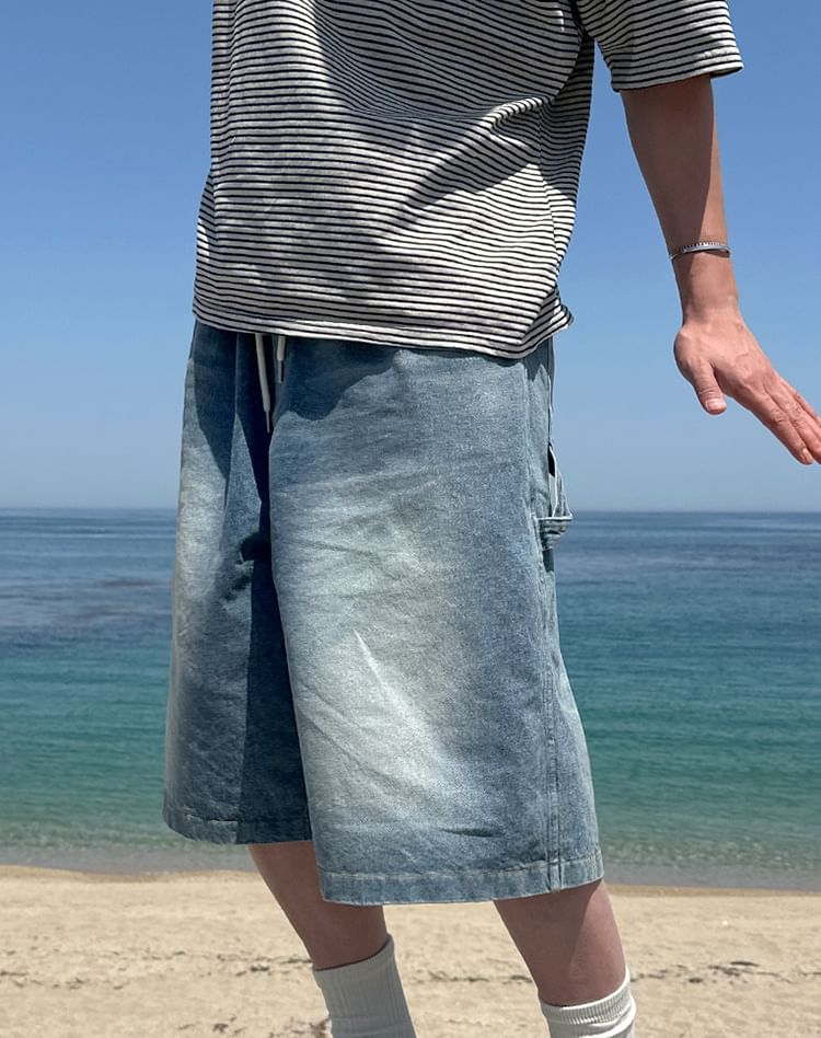 MRCYC - Gewassen wijde joggingbroek met trekkoord in de taille