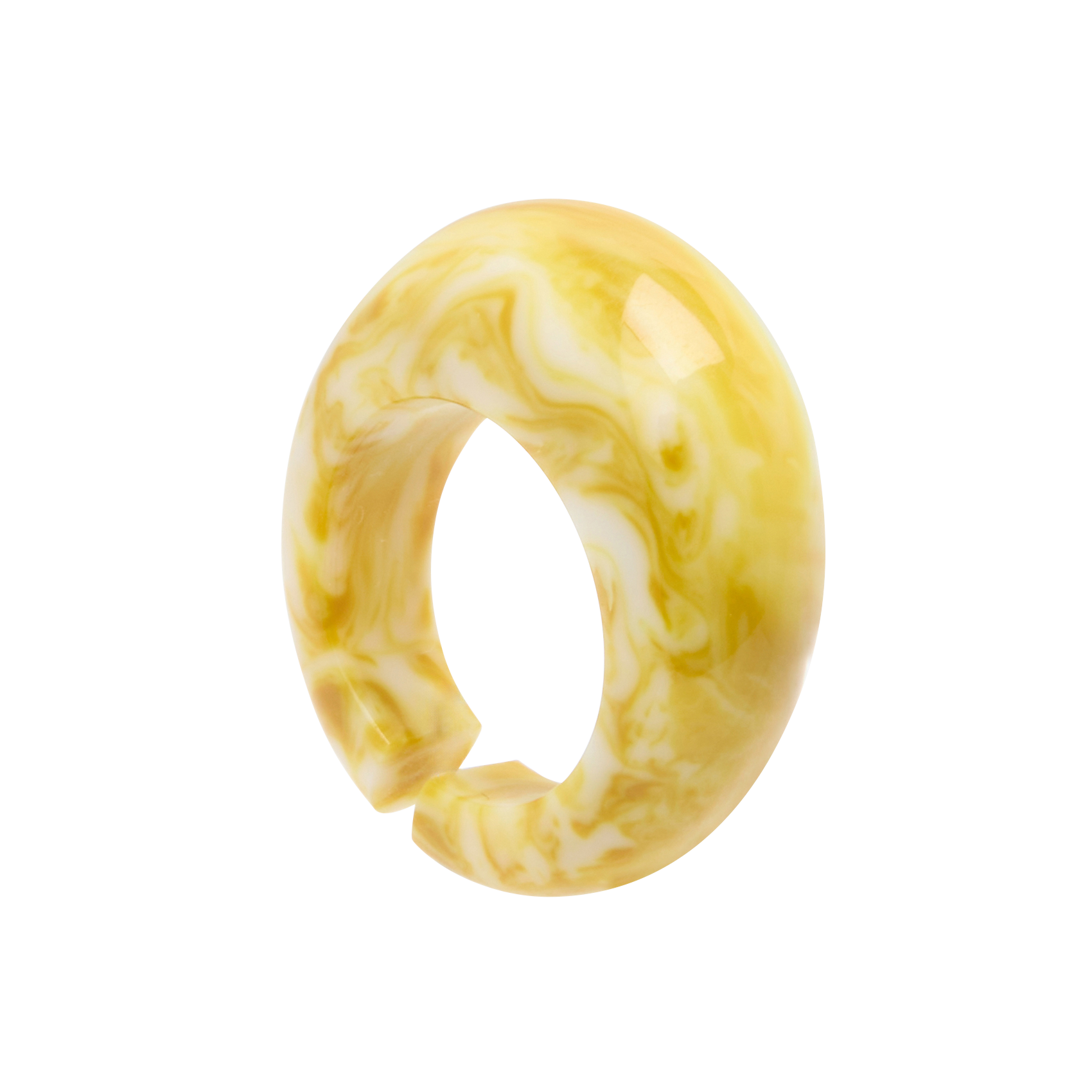 GABIE - Bague ronde | Jaune