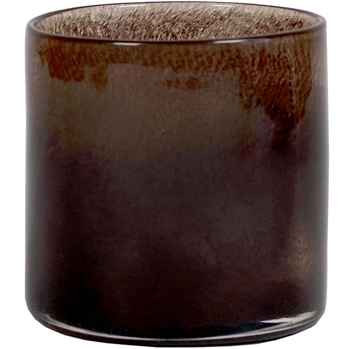 Lyric telysglass, dark brown, extra small