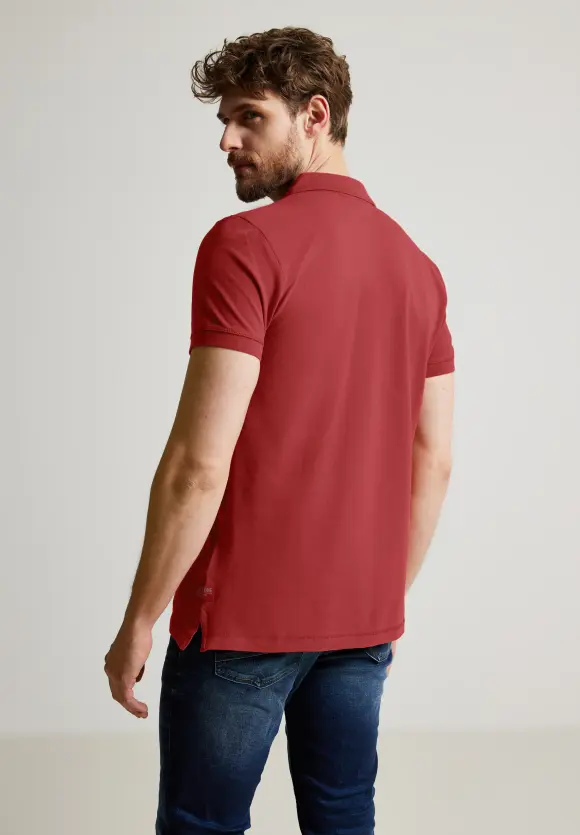 Piquée Poloshirt - lobster red