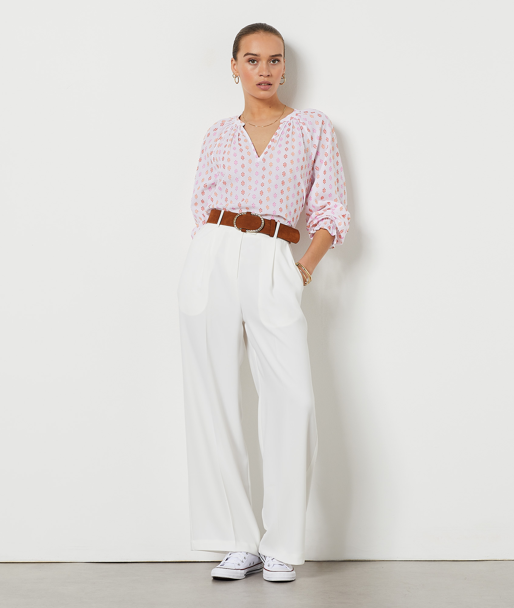 Blouse imprimée 100% coton
