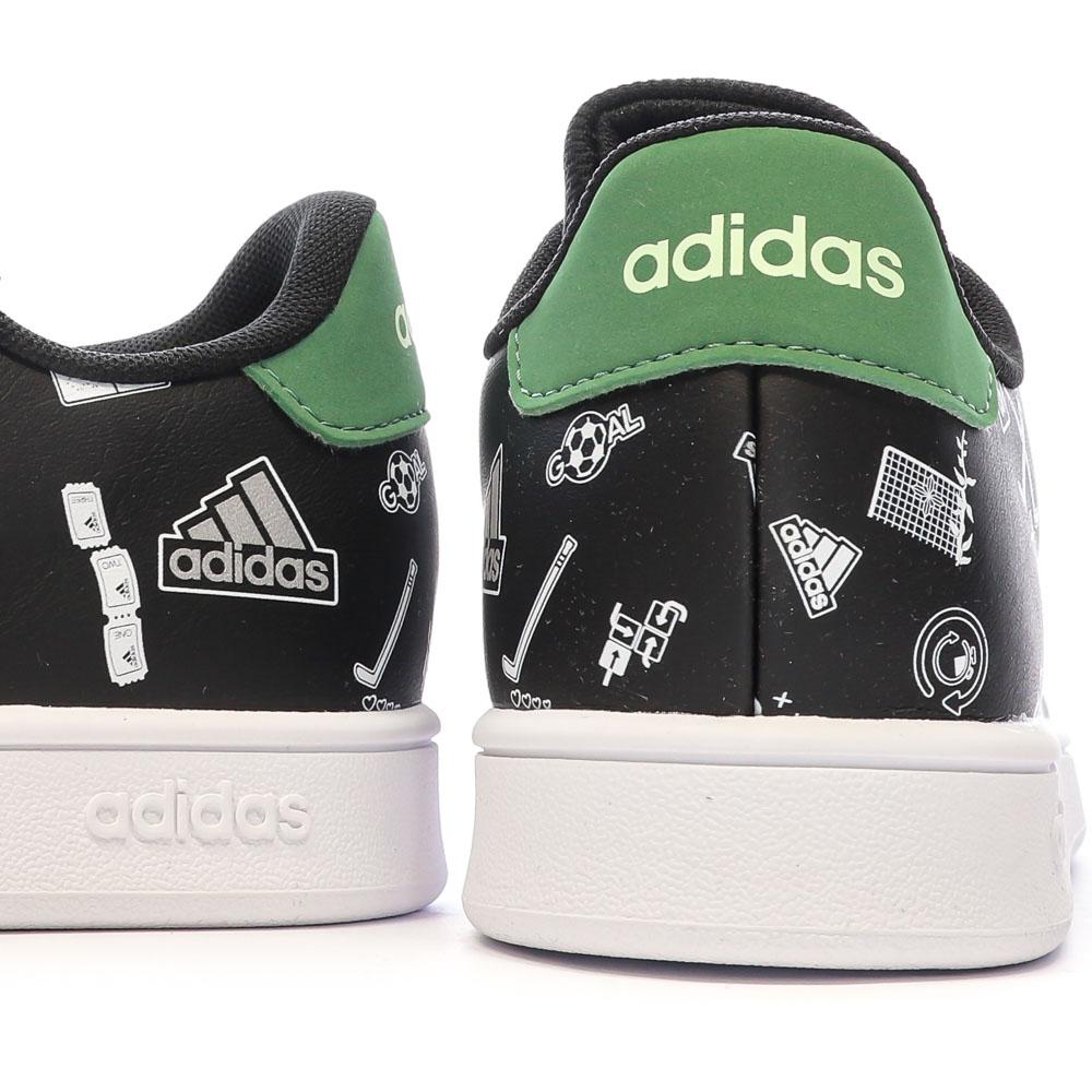 Adidas Baskets Noires Junior Adidas Advantage ID8407