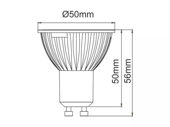 Spot LED GU10 6W 120 Uniform-Line 3000k