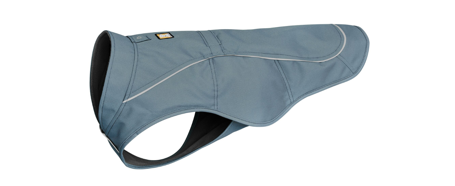 Veste résistant aux intempéries overcoat™ avec doublure en polaire. Couleur: slate blue (gris), taille: xxs