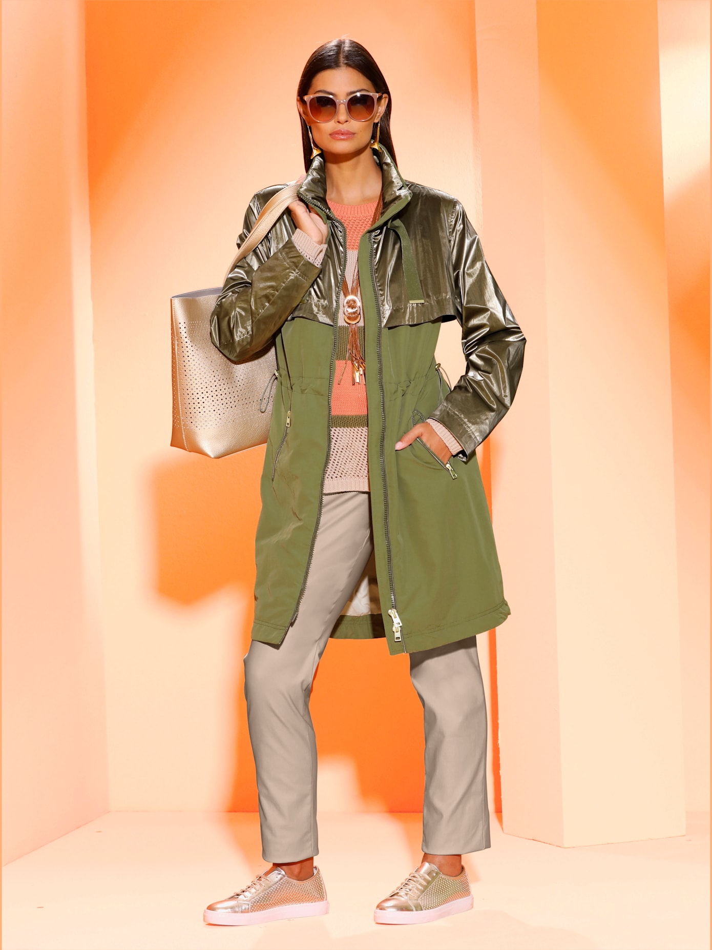 Manteau partenaire mode élégant