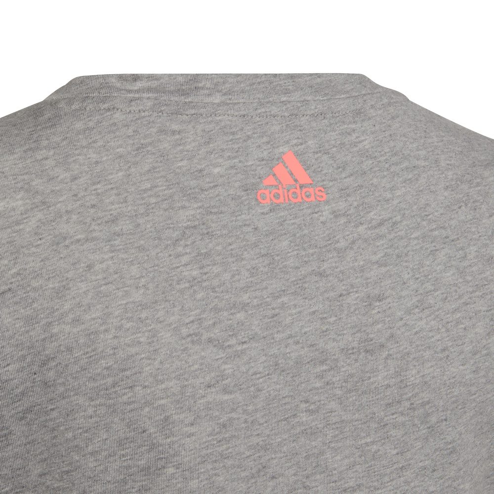 adidas Essentials T-Shirt Mädchen medium grey heather