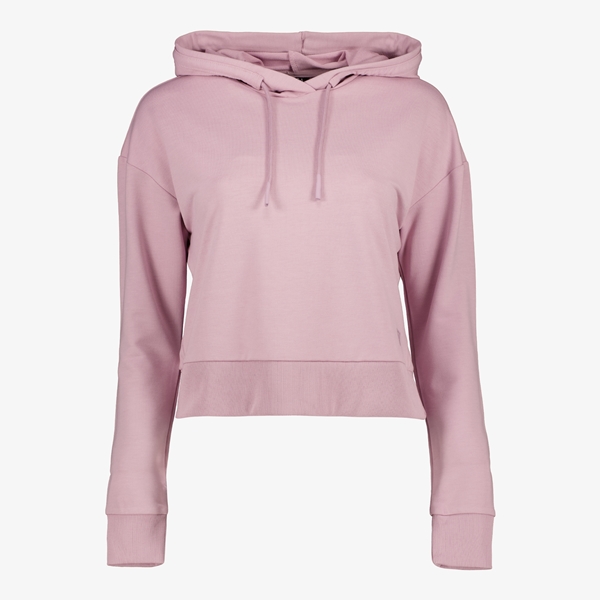 Osaga cropped dames hoodie roze