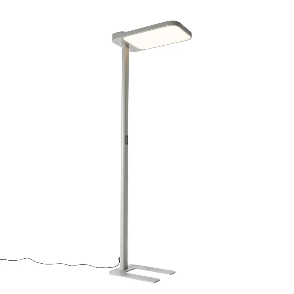 Qazqa professional vloerlampen guzo grijs geïntegreerde led