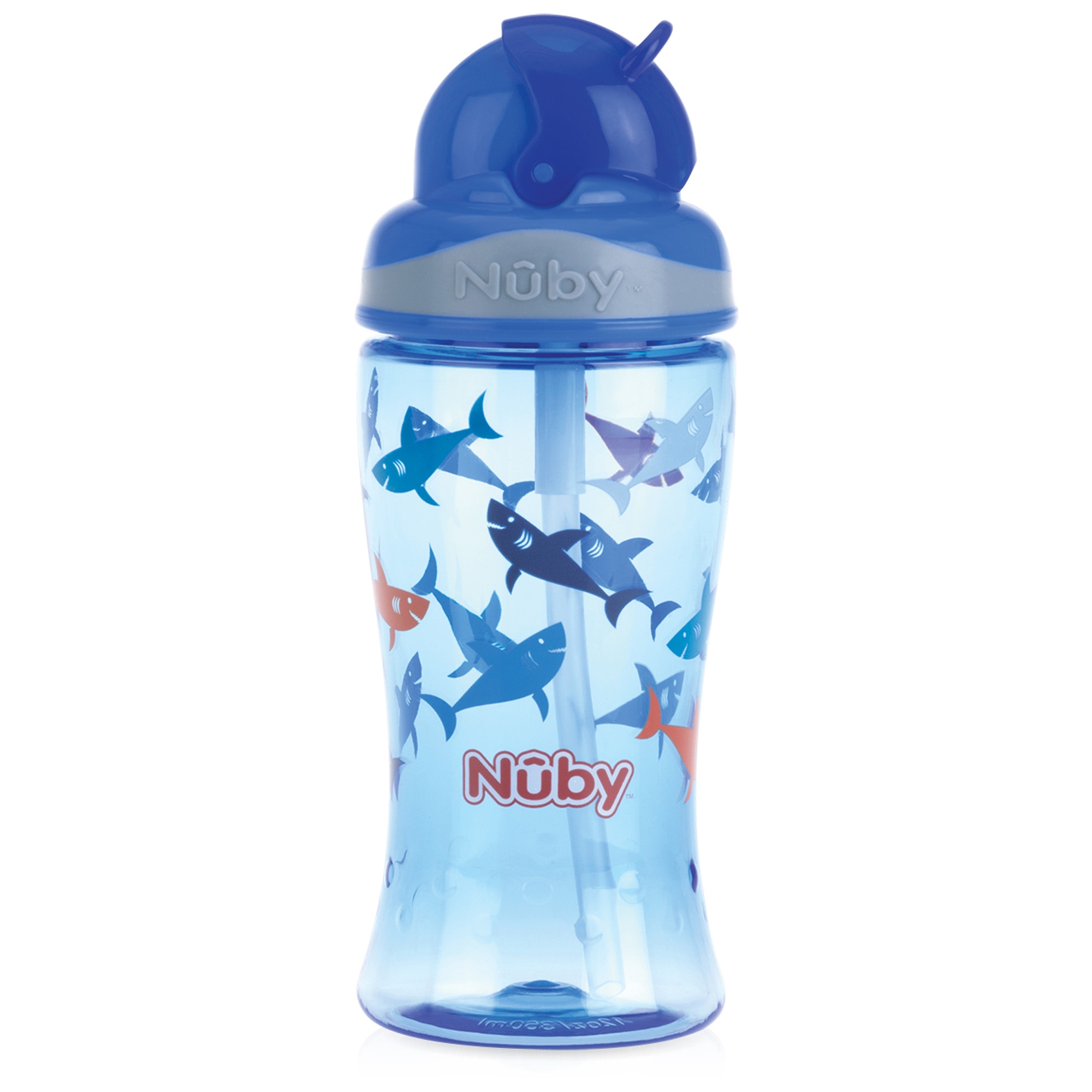 Nûby Flip-it rietjesbeker 18+ maanden blauw