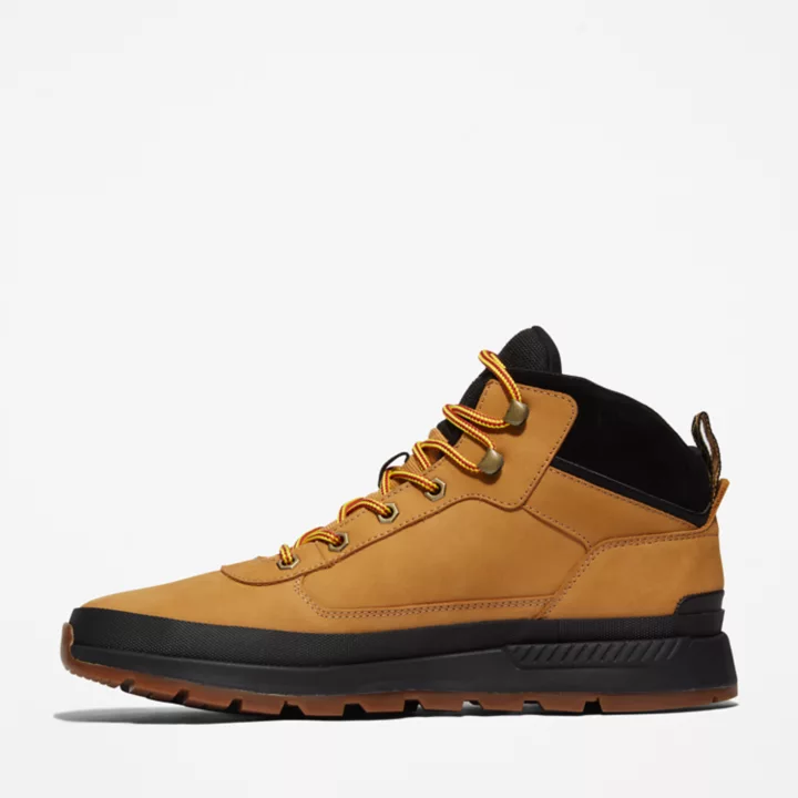 Bota de caminhada Field Trekker para homens na cor amarela