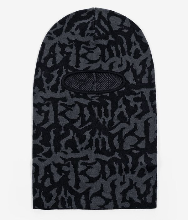 Wasted Paris Balaclava Allover Feeler Neckwarmer (charcoal black)