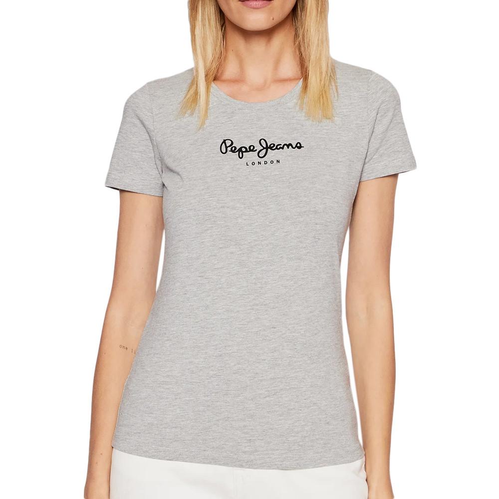 Pepe jeans T-shirt Gris Femme Pepe Jeans New Virginia