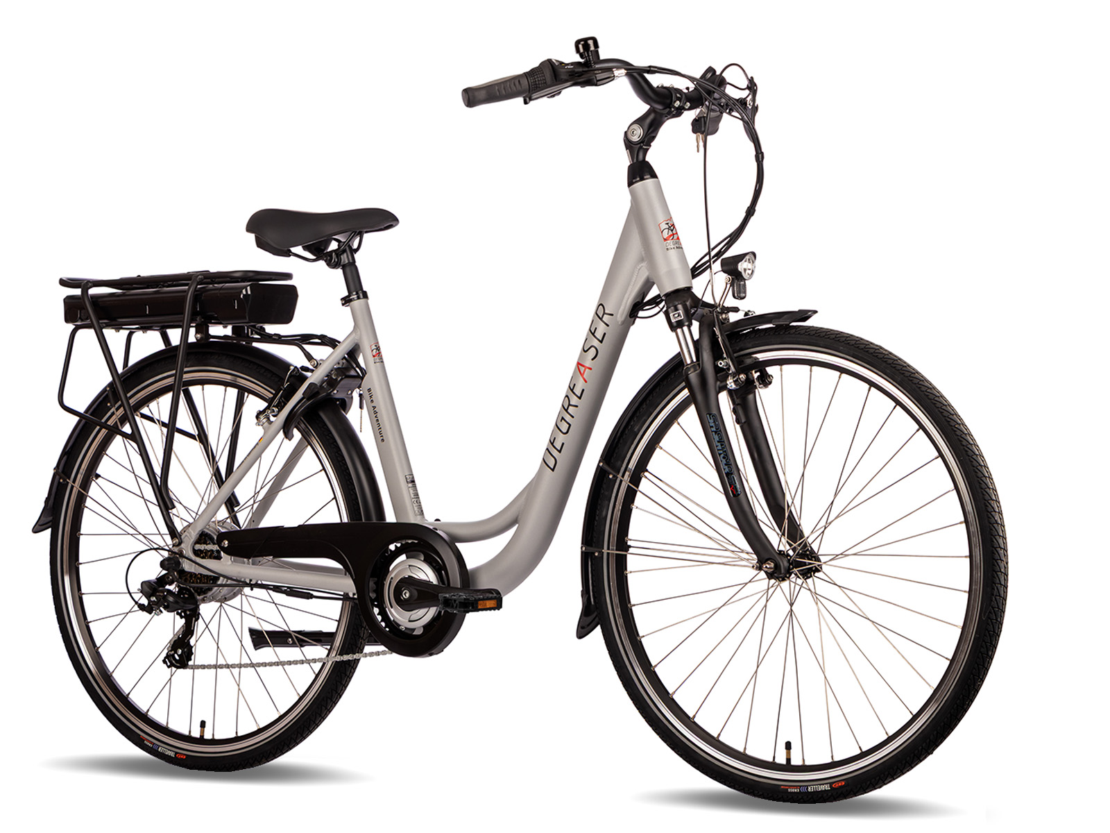 Degreaser 50 cm 10.4 Ah 7sp dames ebike - Silver