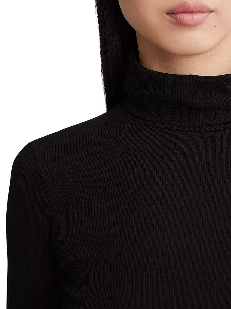 MARC O'POLO Rollkragenshirt  schwarz