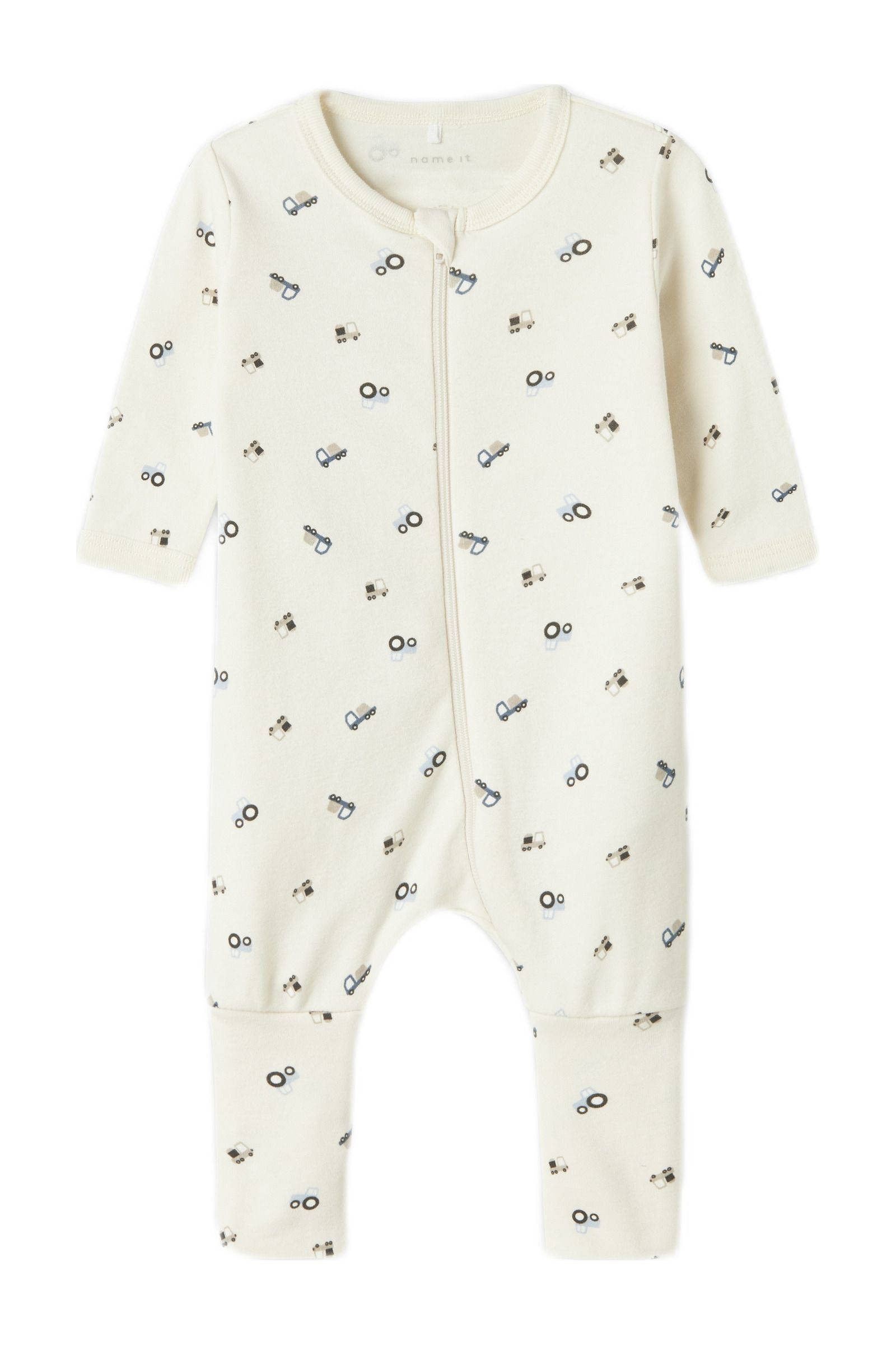 NAME IT pyjama NBMNIGHTSUIT - set van 2 blauw/ecru