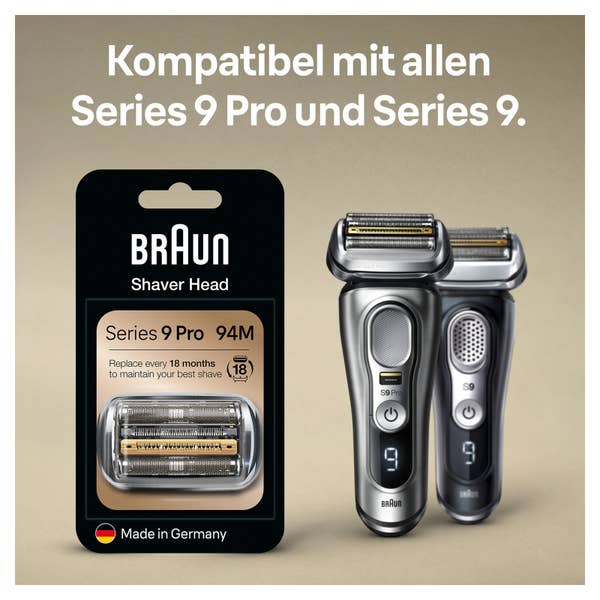 Braun Elektrorasierer Ersatzscherteil 94M